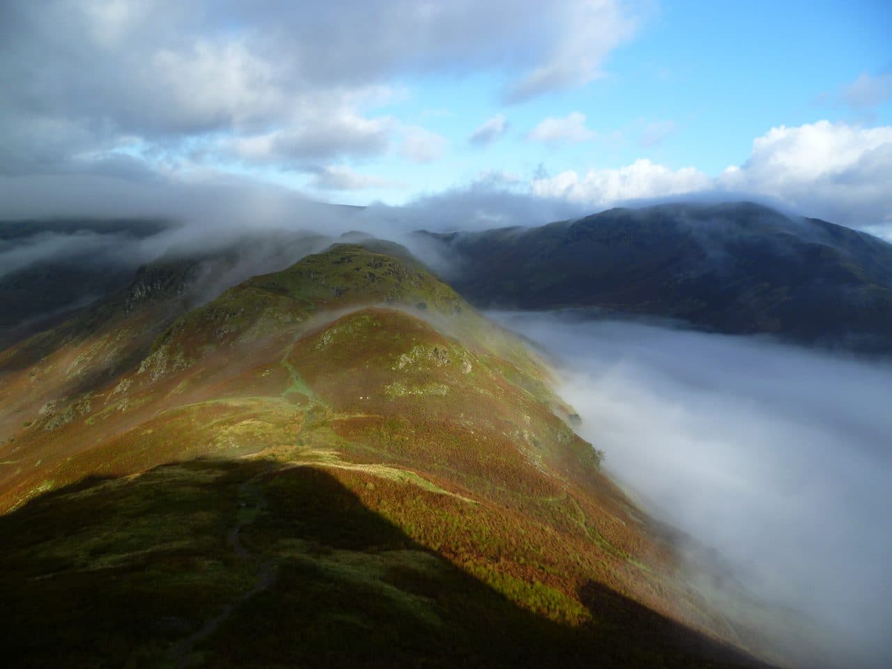 Gibson Knott in the Central Fells of the Lake District