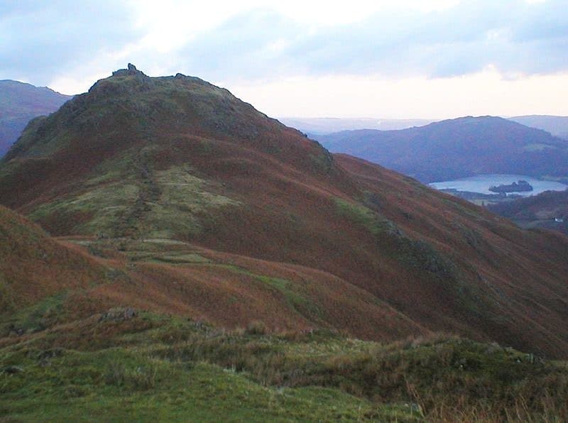 Helm Crag in the Central Fells of the Lake District