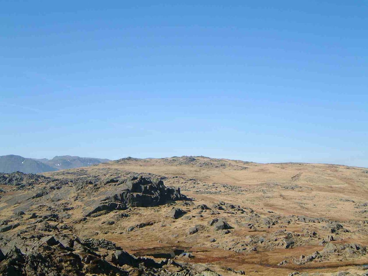 Thunacar Knott in the Central Fells of the Lake District