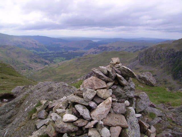 Calf Crag in the Central Fells of the Lake District