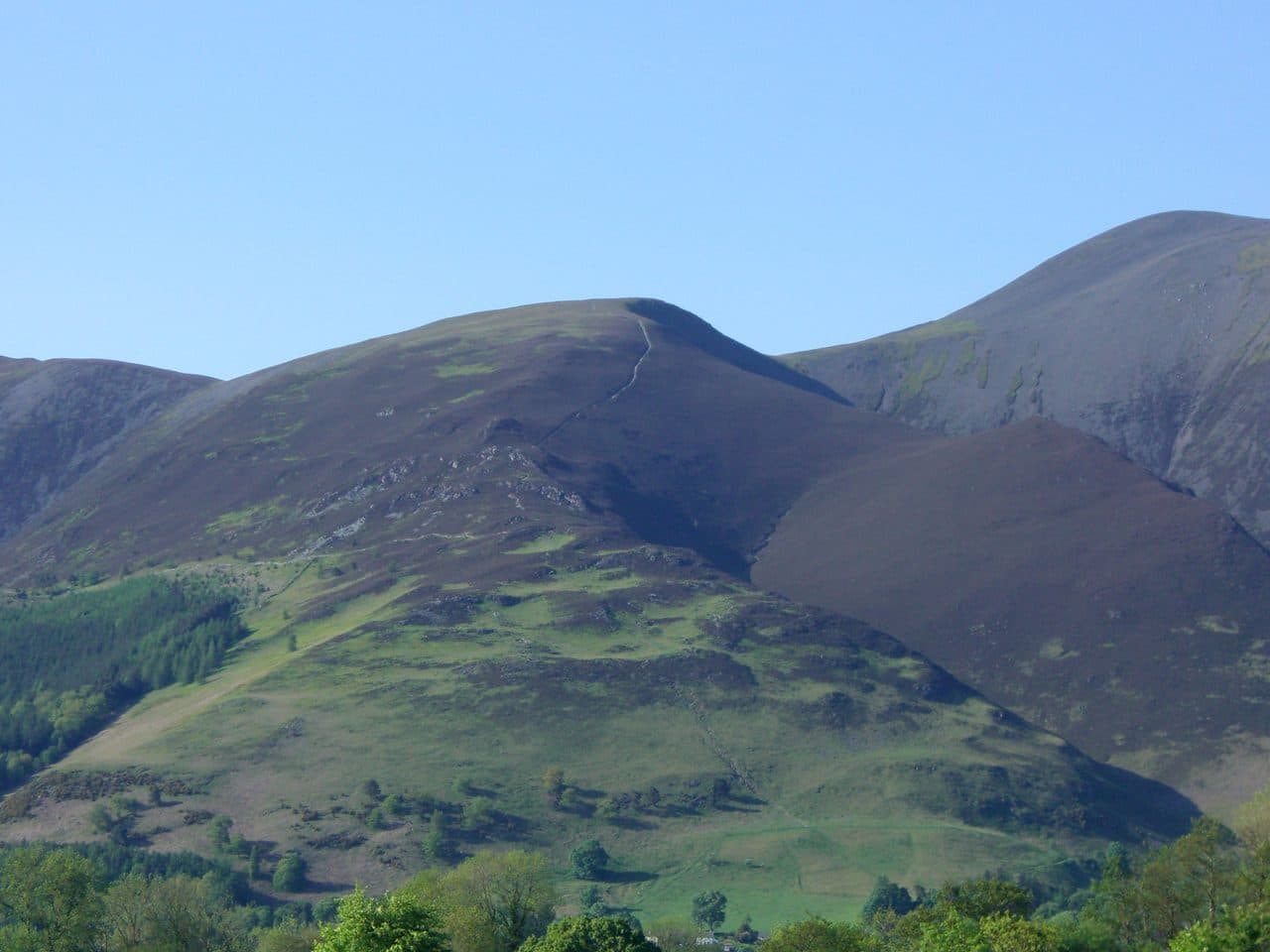 Carl Side in the Northern Fells of the Lake District