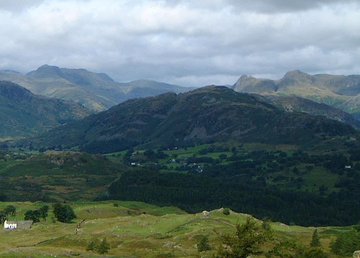 Lingmoor Fell in the Southern Fells of the Lake District
