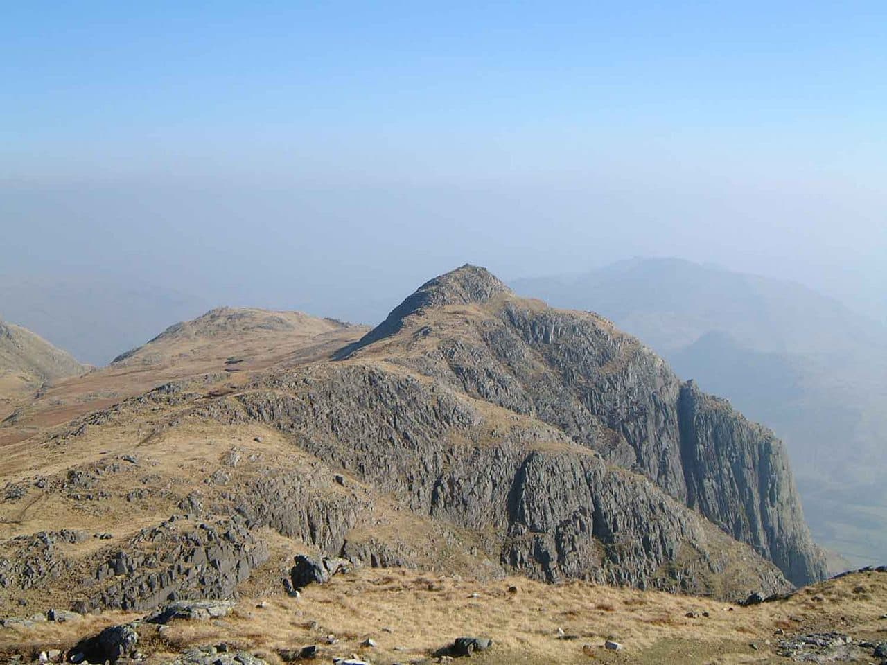 Loft Crag in the Central Fells of the Lake District