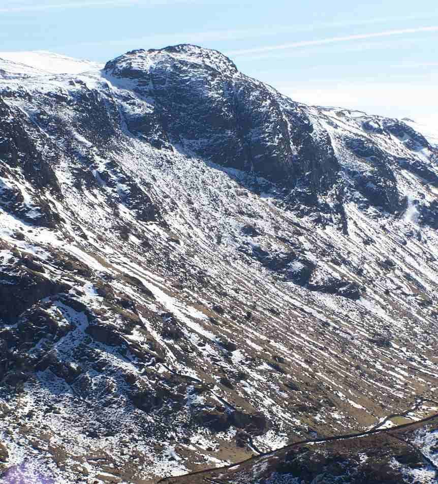 Sergeant's Crag in the Central Fells of the Lake District