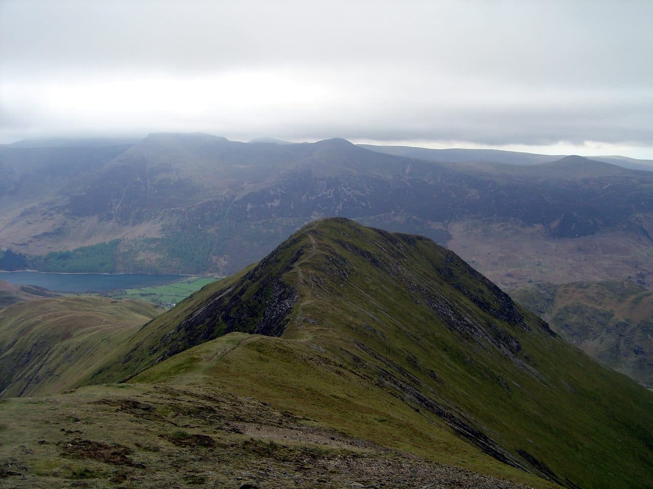 Whiteless Pike in the North Western Fells of the Lake District
